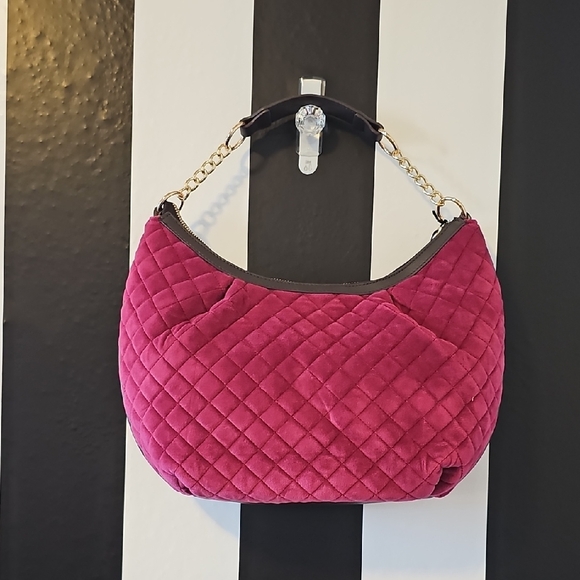Juicy By Juicy Couture Crowning Glory Quilted Velour Hobo Bag - Picture 5 of 5
